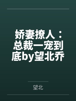 娇妻撩人：总裁一宠到底by望北乔诗语封面