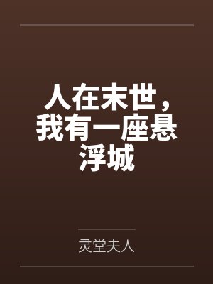 人在末世,我有一座悬浮城封面